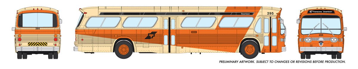 Rapido Trains 703015 HO Winnipeg Transit New Look Bus #292