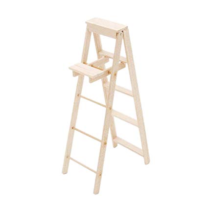 Period Miniatures 2132 N Scale 6-ft. Wooden Setpladder