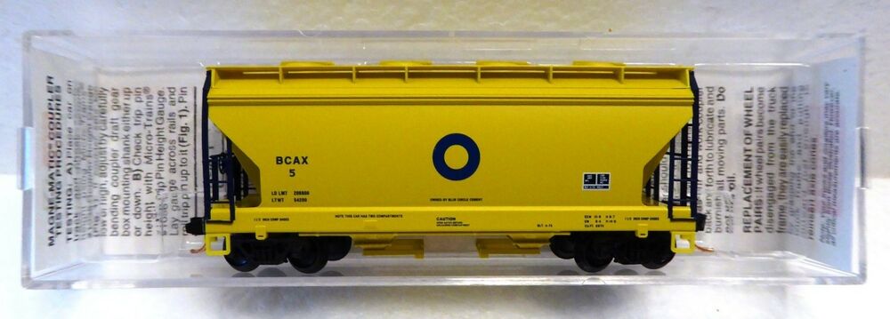 Micro-Trains 09200140 N Blue Circle Cement 2-Bay ACF Center Flow Hopper #5