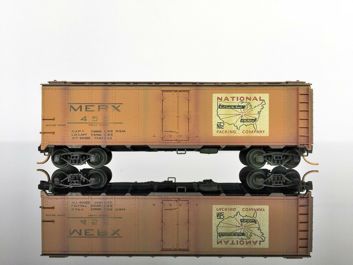 Micro-Trains 05944160 N National Packing Co. Weathered 40' Steel Ice Reefer