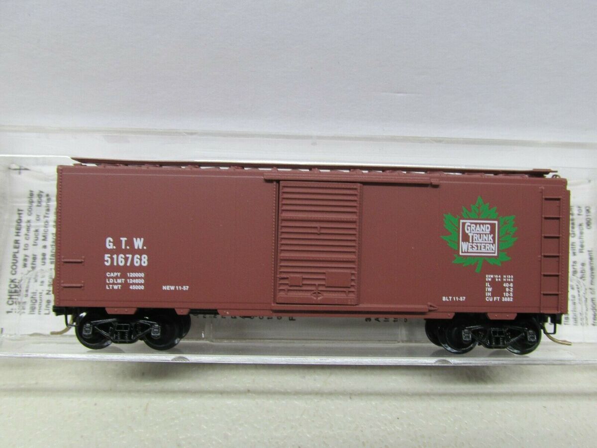 Micro-Trains 07900160 N GTW 40' Auto Double Side & End Door Boxcar #516768