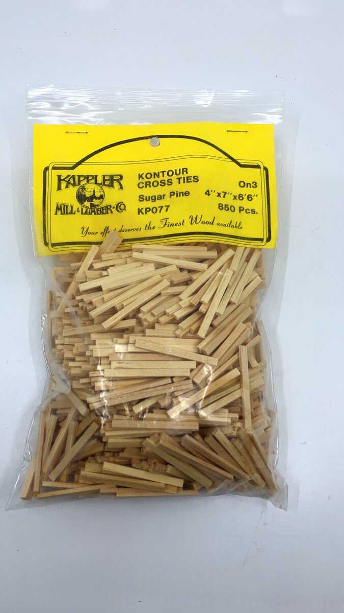 Kappler KP077 On3 Sugar Pine Kontour Cross Ties 4