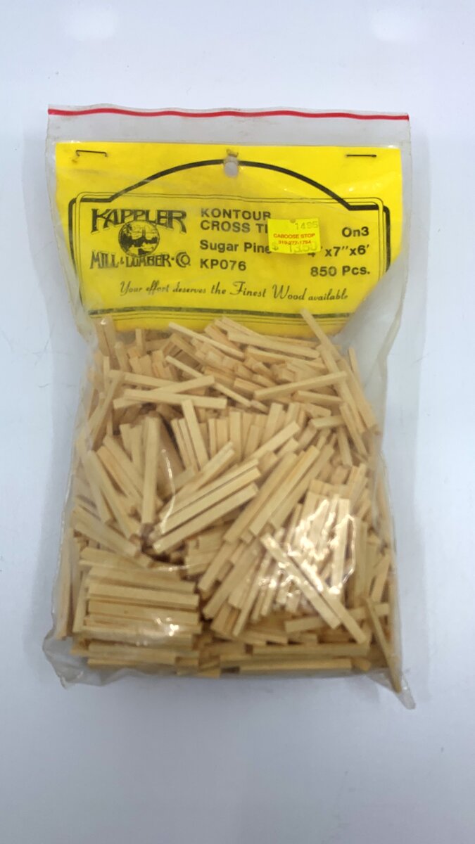 Kappler KP076 On3 Sugar Pine Kontour Cross Ties 4