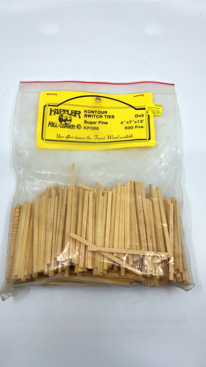Kappler KP086 On3 Sugar Pine Kontour Switch Ties 4