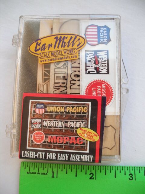 Bar Mills 99021 N/HO Scale Western Pacific / MOPAC / Union Pacific Laser Cut Kit