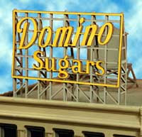 Bar Mills 93302 HO/O Scale Domino Sugar Billboard