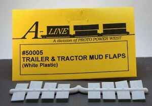 A-Line 50005 Trailer & Tractor Mud Flaps ( White Plastic )