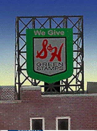 Blair Line 1521 Z / N / HO Laser Cut Billboard S&H Green Stamps