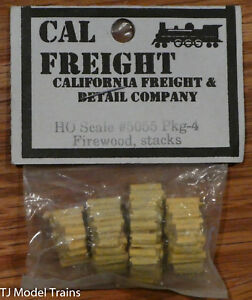 Cal Freight 5055 HO Firewood Stacks (Pack of 4)