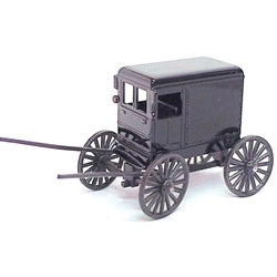 Americana 01902 O Black Amish Buggy