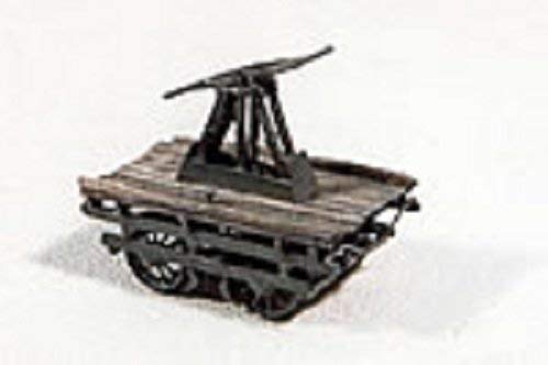 Durango Press DP-22 HOn3 Scale D&RGW Handcar White Metal and Wood Kit