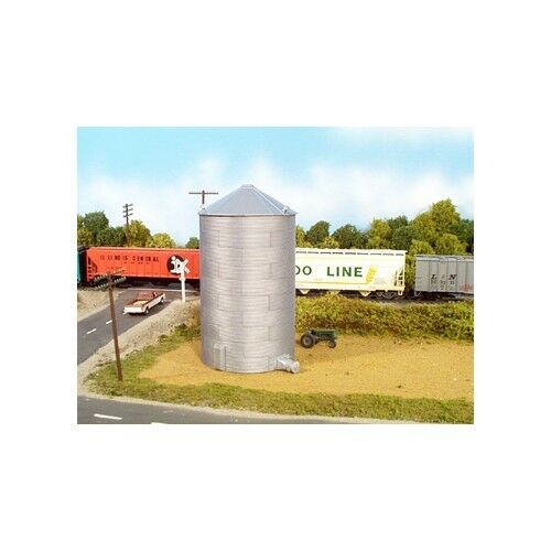 Rix Products 628-0704 N Scale 40' Tall Corrugated Grain Bin Kit