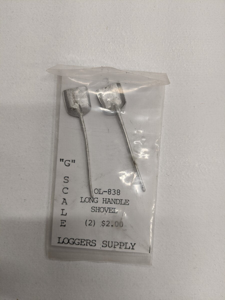 Ozark Miniatures OL-838 G Scale Long Handle Shovels (Pack of 2)