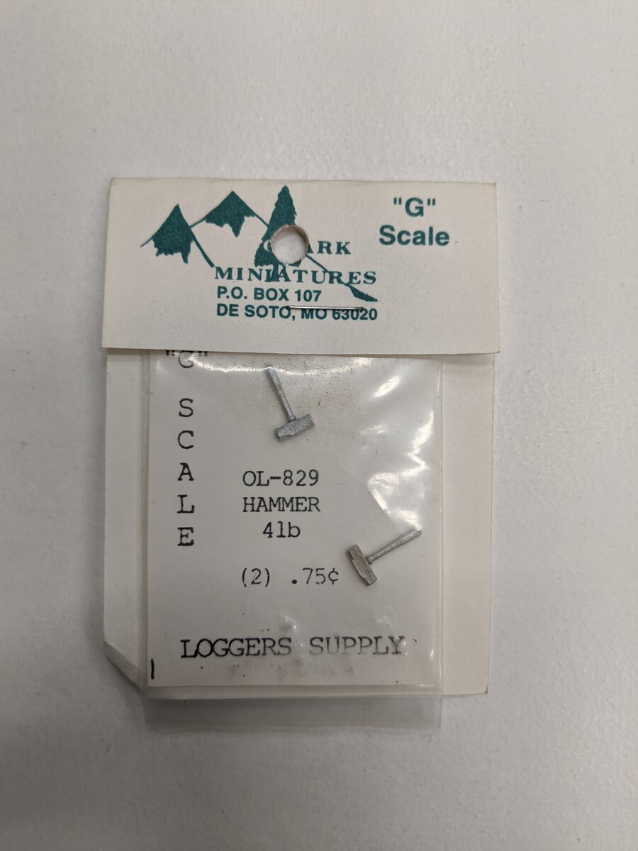 Ozark Miniatures OL-829 G Scale 4 Lb. Hammers (Pack of 2)