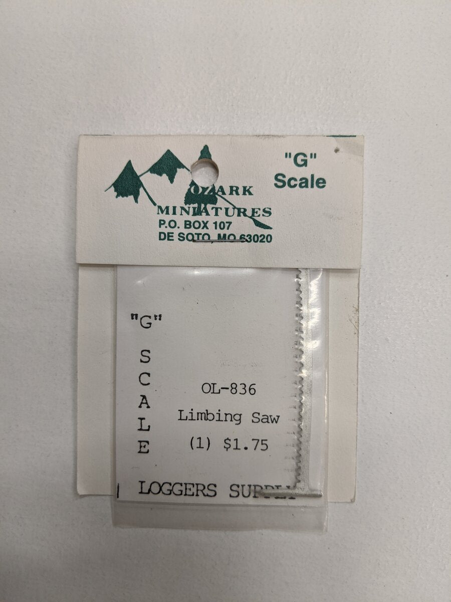 Ozark Miniatures OL-836 G Scale Limbing Saw