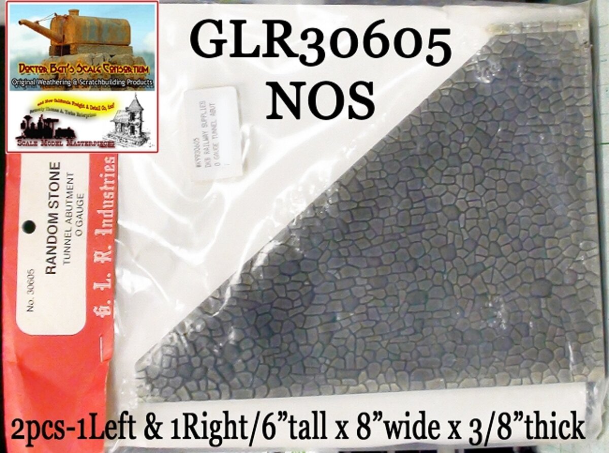 Model Dynamics 30605 O Gauge Random Stone Tunned Abutment