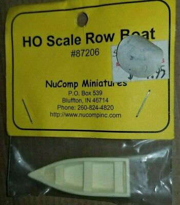 NuComp Miniatures 87206 HO Scale Row Boat