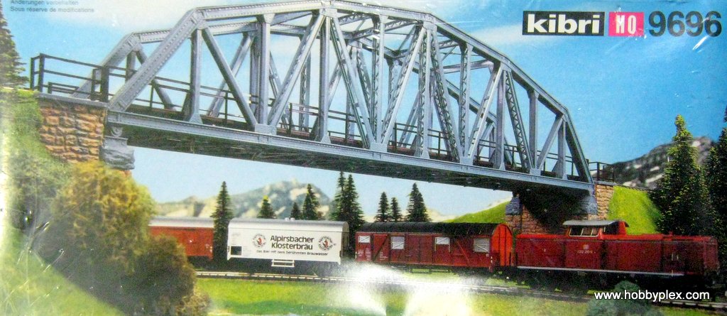 Kibri B-9696 HO Scale Truss Railroad Bridge Building Kit