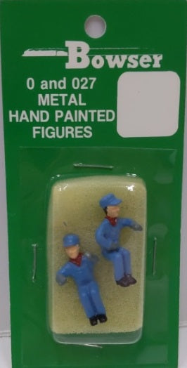 Bowser 1-013700 O/O27 Scale Metal Hand Painted 2-Engineer Figures