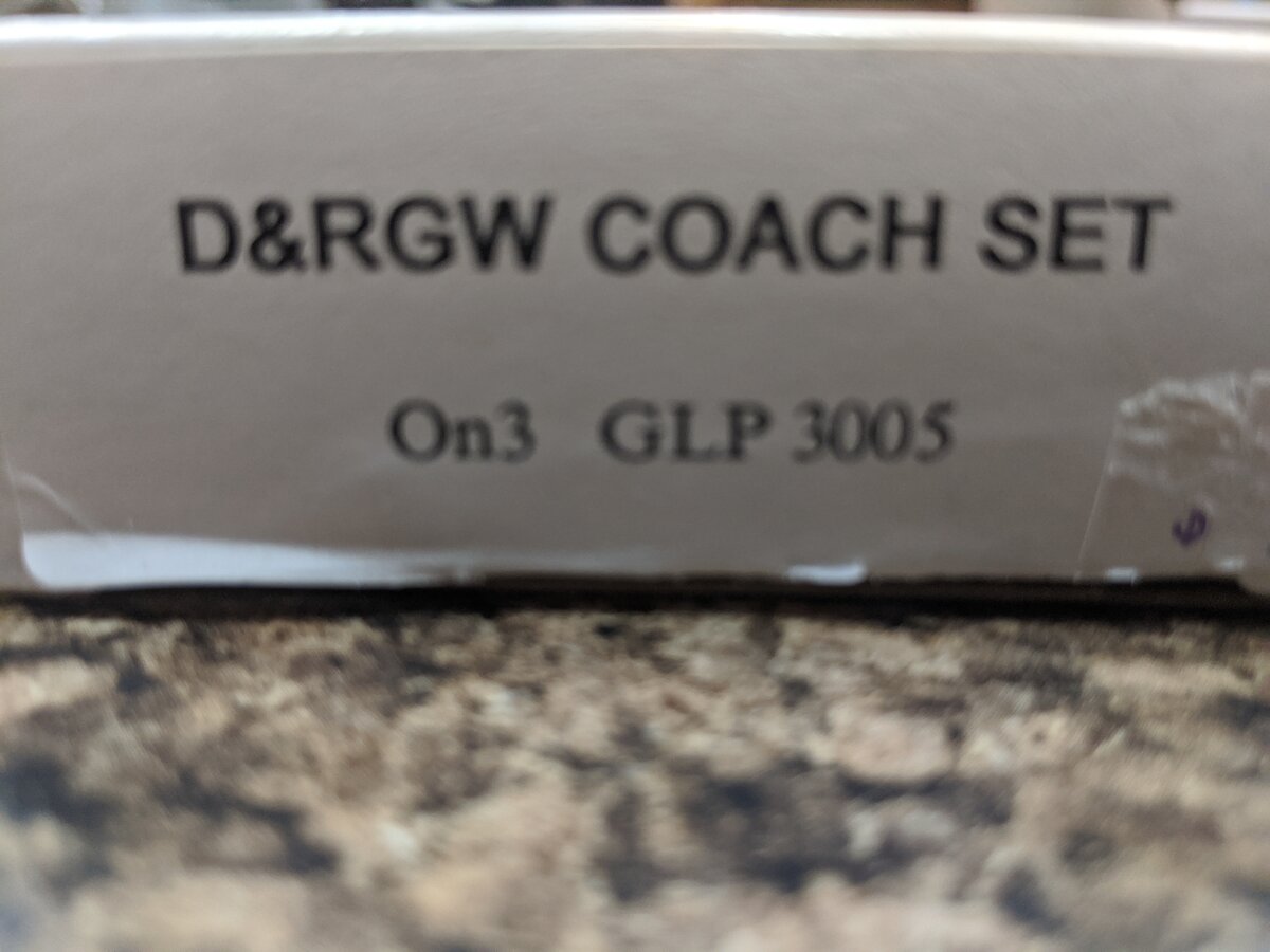 Grandt Line 3005 On3 Denver & Rio Grande Western Coach Set