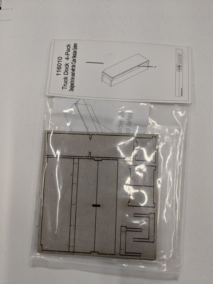 GCLaser 116010 HO Scale Truck Door Laser Cut (4 Pack)