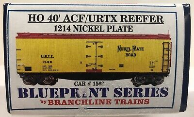 Branchline Trains 1334 HO Scale 40' ACF/URTX Reefer N.Dorman Cheese