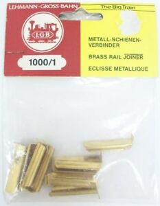 LGB 10001/1 G Gauge Brass Rail Joiners (Pack of 10)