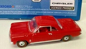 Oxford Diecast 87CH63002 1:87 Chevy Corvair Coupe 1963