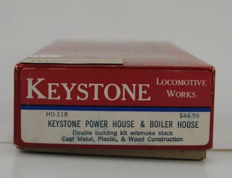 Keystone Locomotive HO-118 HO Scale Power House & Boiler House Building Kit