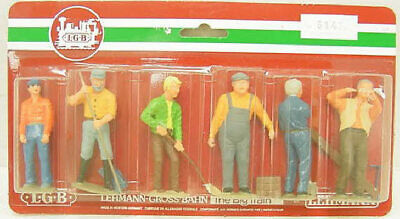 LGB 5143 G Standing Railroad Workers Figures (Set of 6)