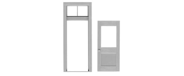 Tichy 2034 O Scale 1 Lite Door and Frame