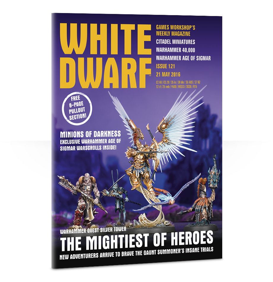 Games Workshop 121 White Dwarf Magazine Issue 121, May 21st, 2016