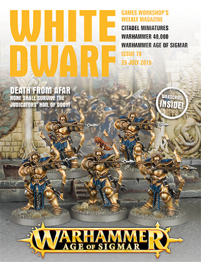Games Workshop 78 White Dwarf Magazine Issue 78, July 25th, 2015