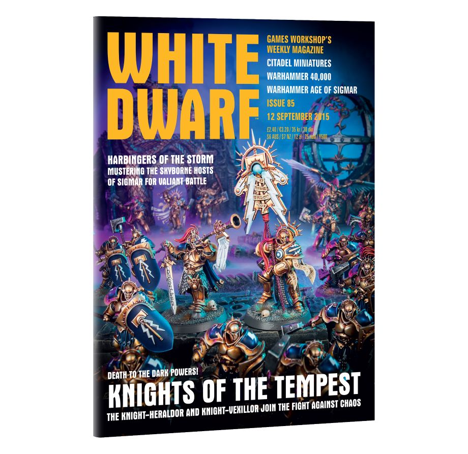 Games Workshop 85 White Dwarf Magazine Issue 85, September 12th, 2015