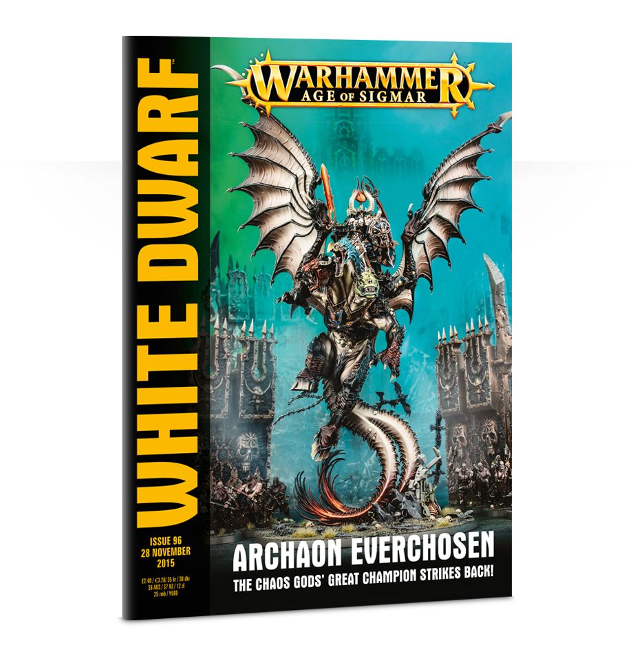 Games Workshop 96 White Dwarf Magazine 96, November 28th, 2015