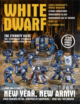 Games Workshop 101 White Dwarf Magazine Issue 101, January 2nd, 2016