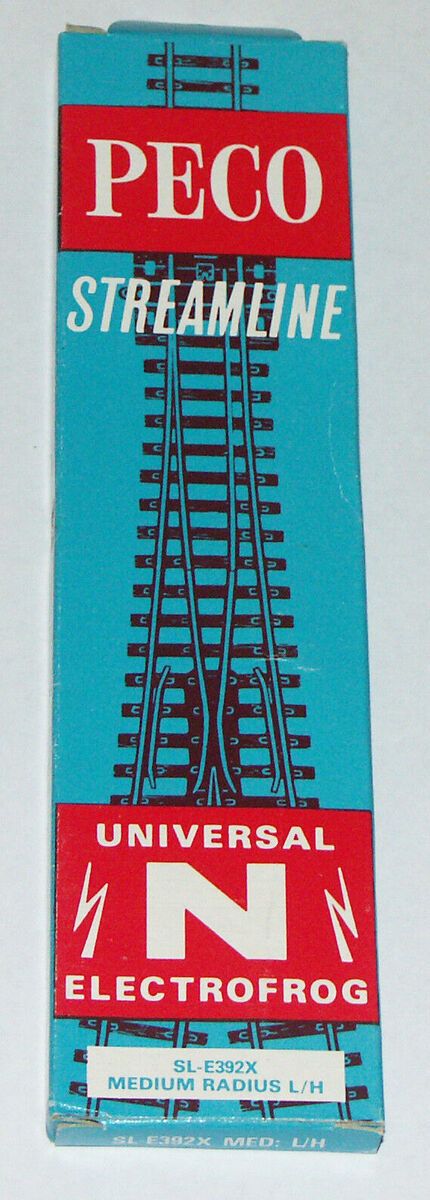 Peco SL-392X N Medium Radius Left Hand