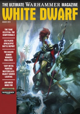 Games Workshop 08 White Dwarf Magazine, August 2019