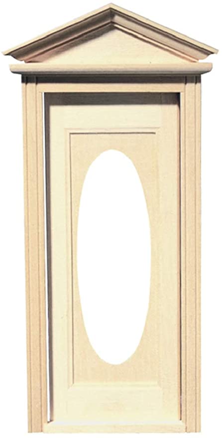 Houseworks 6002 1" Victorian Oval Door