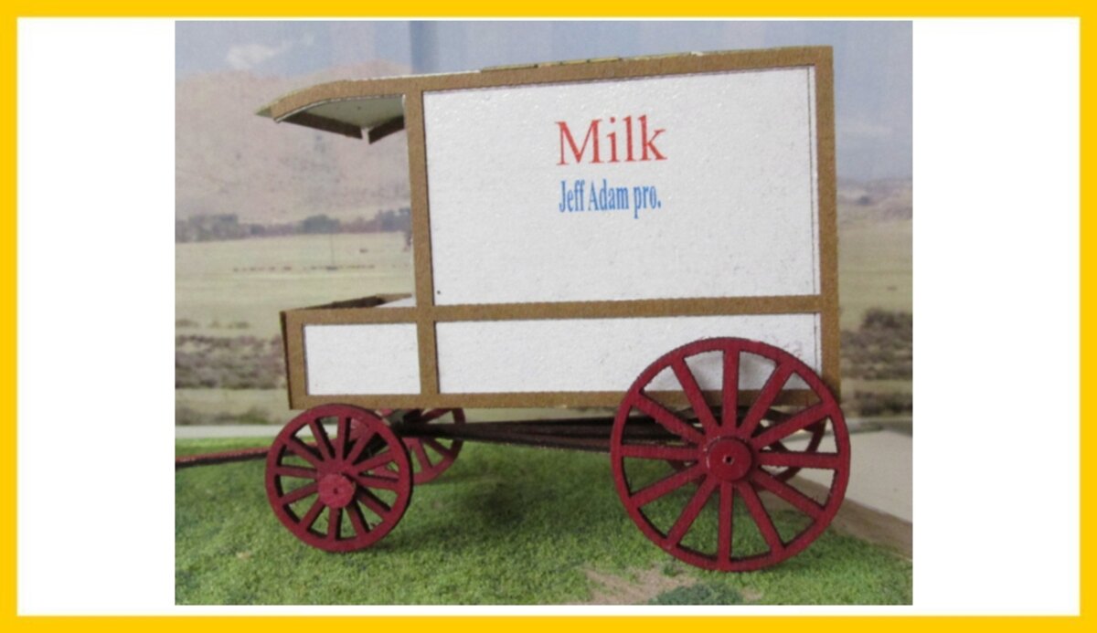 RS Laser 1508 O Scale Delivery Wagon