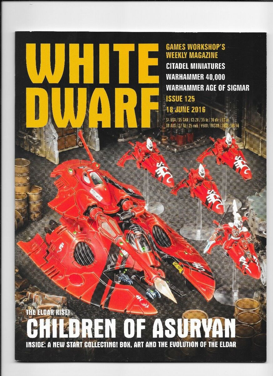 Games Workshop 125 White Dwarf Magazine Issue 125, June 18th, 2016