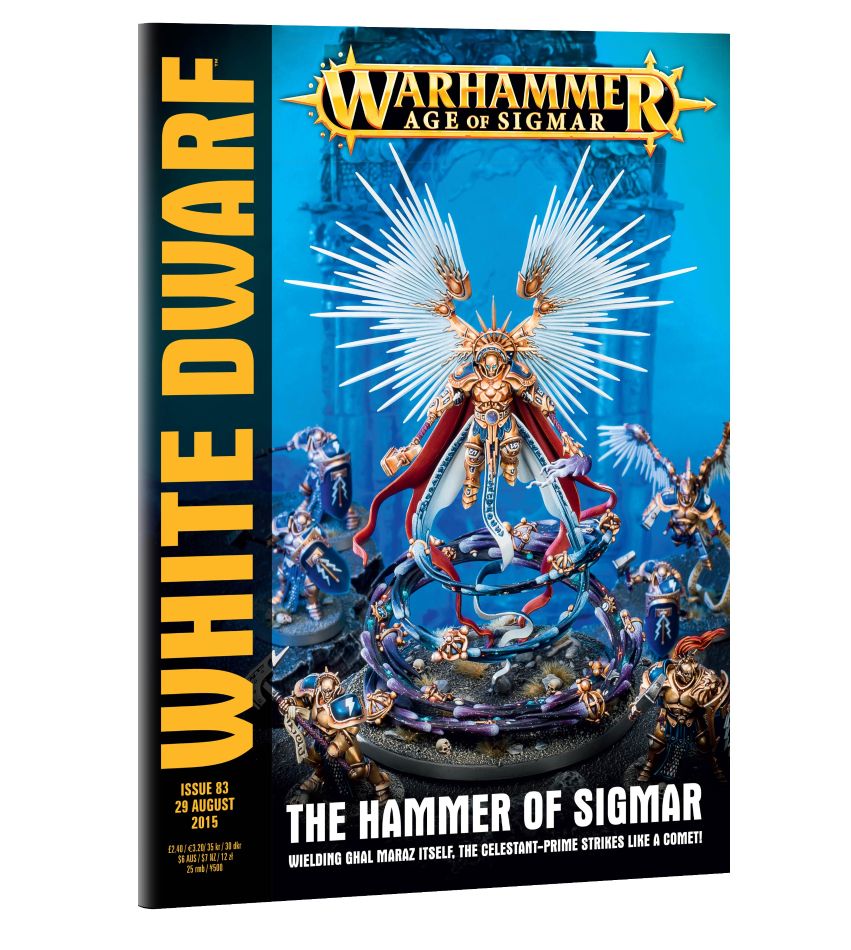 Games Workshop 83 White Dwarf Magazine Issue 83, August 29th, 2015