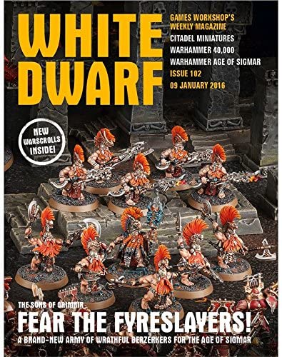 Games Workshop 102 White Dwarf Magazine Issue 102, January 9th, 2016