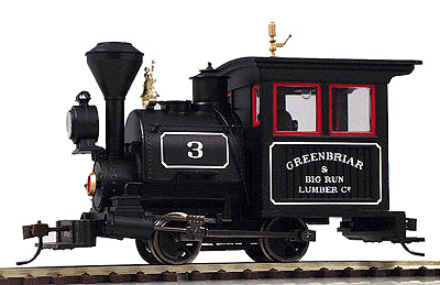 Bachmann 25357 On30 Greenbrier & Big Run 0-4-0 Porter Powered Steam Locomotive