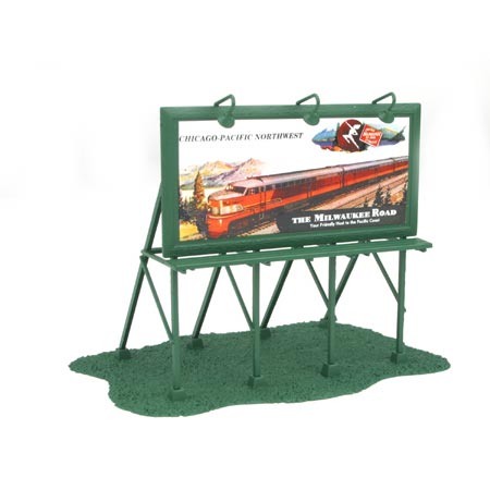 Athearn 7604 HO Scale Milwaukee Road Classic Billboard