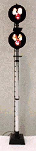 NJ International CS306 O Scale Double Tri Color Traget Signal