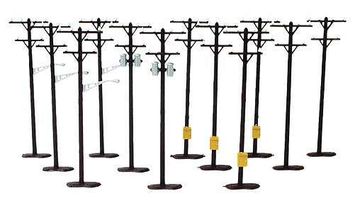 Life Like 433-1621 HO Scene Master Utility Poles