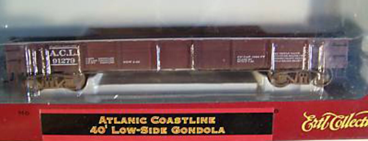 Ertl 4984 HO Atlanic Coastline 40' Low-Side Gondola # 91279
