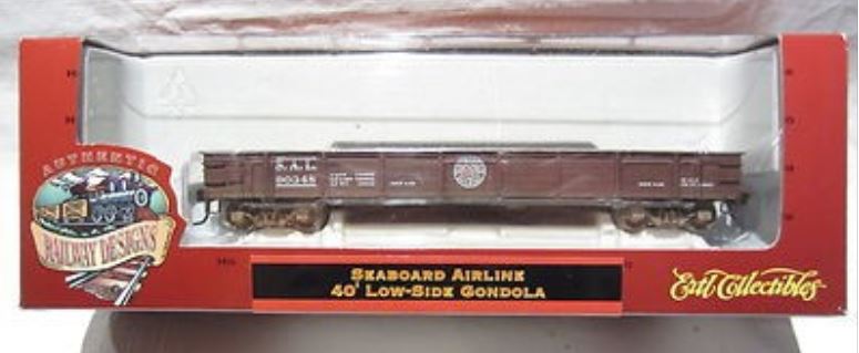 Ertl 4985 HO Seaboard Airline 40' Low-Side Gondola # 90348