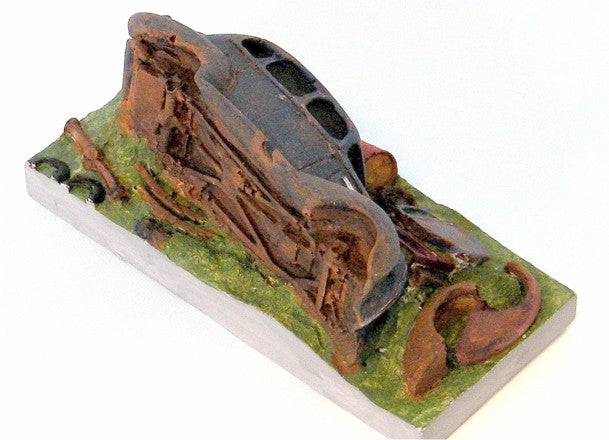 Sylvan Scale Models 1120 HO Scale 1937 Hudson Junk Auto Unpainted